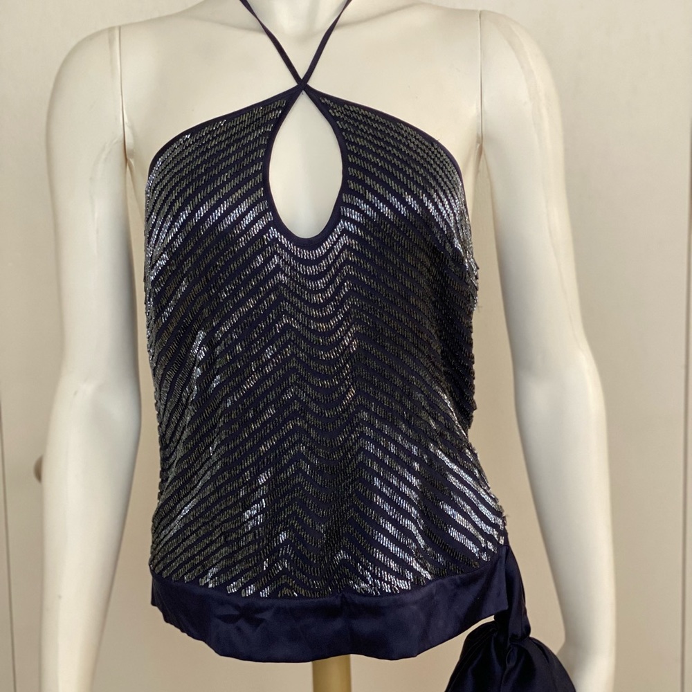 Silk Beaded Top